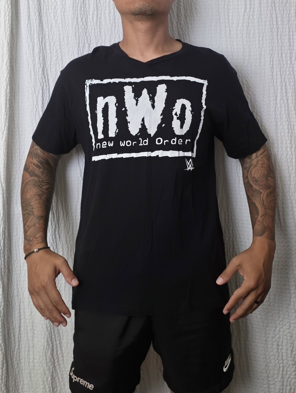 Vintage 2015 NWO 'New World Order' Shirt Large